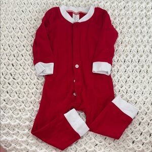 Red and White Kids Pajama Set